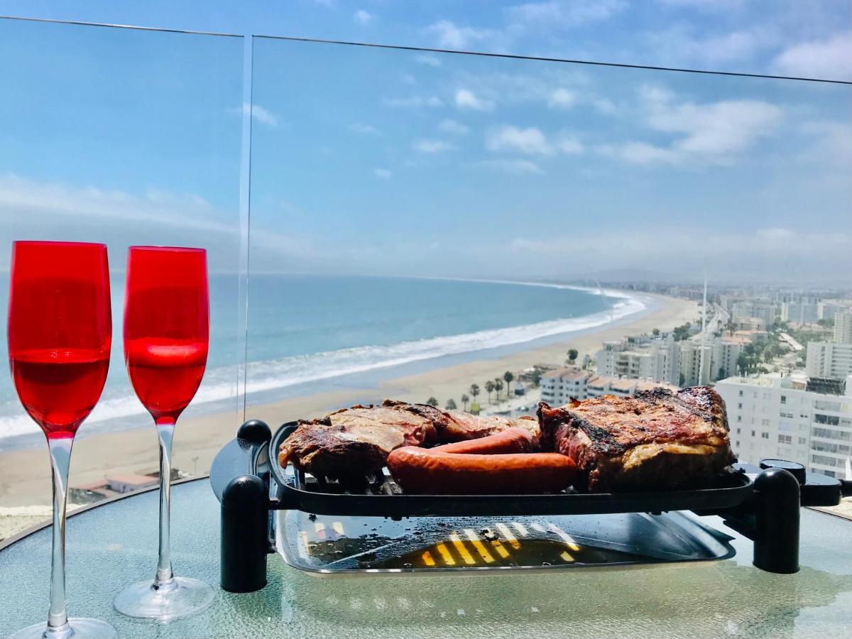 La Choza Vip Turquesa En La Serena, Frente Al Mar Coquimbo Esterno foto